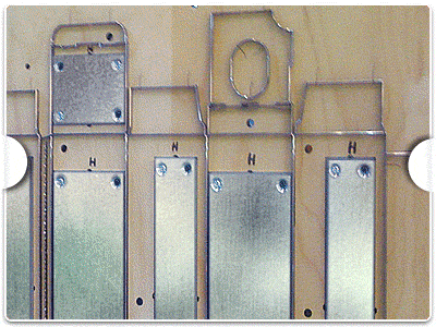 Formes de d�coupe planes